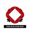 R10-R50 Radius Jig Arc Angle Positioning Template 4 in 1 Round Corner Jig  Woodworking