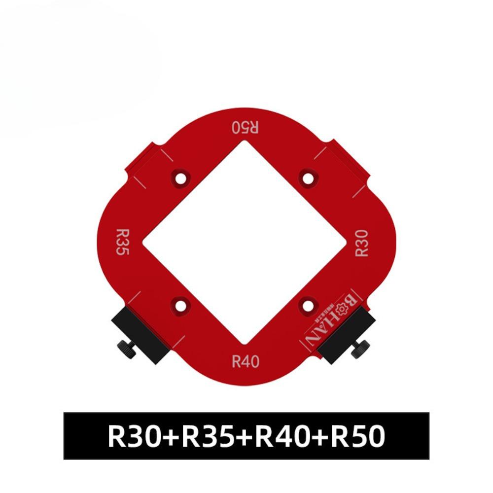 R10-R50 Radius Jig Arc Angle Positioning Template 4 in 1 Round Corner Jig  Woodworking
