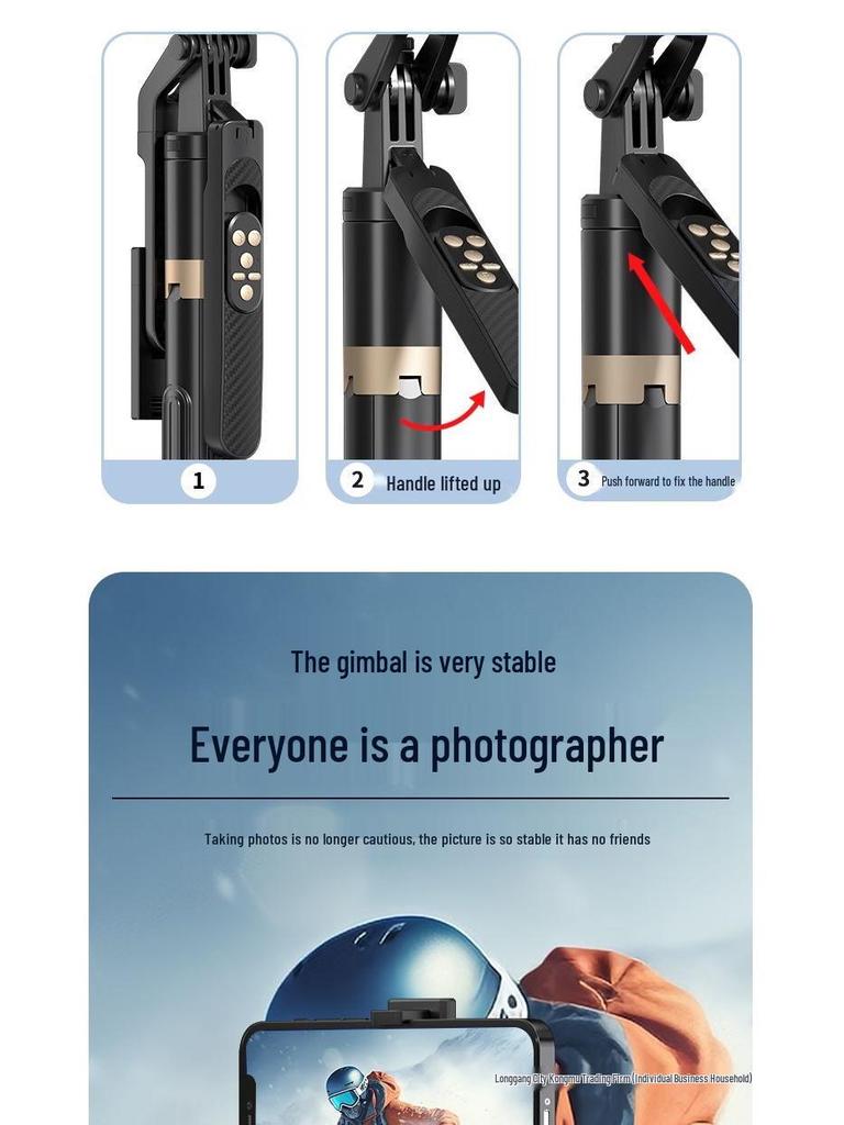 1.8m Selfie Stick Tripod & Video Stabilizer: Professional Live Streaming Floor Stand for All Mobile Phones