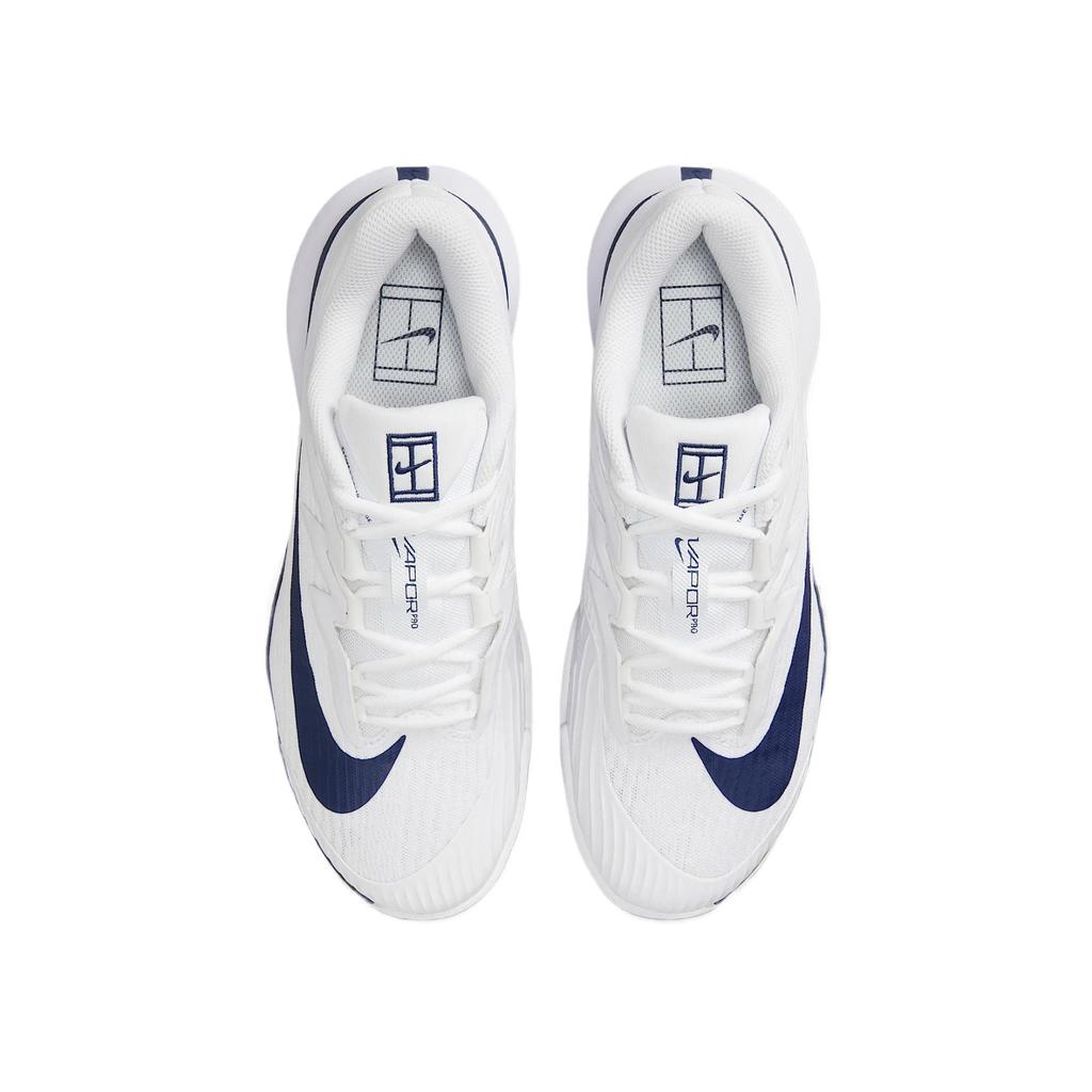 NikeCourt Air Zoom Vapor Pro 3 Premium HC White Midnight Navy Women Sneakers IB3973-100