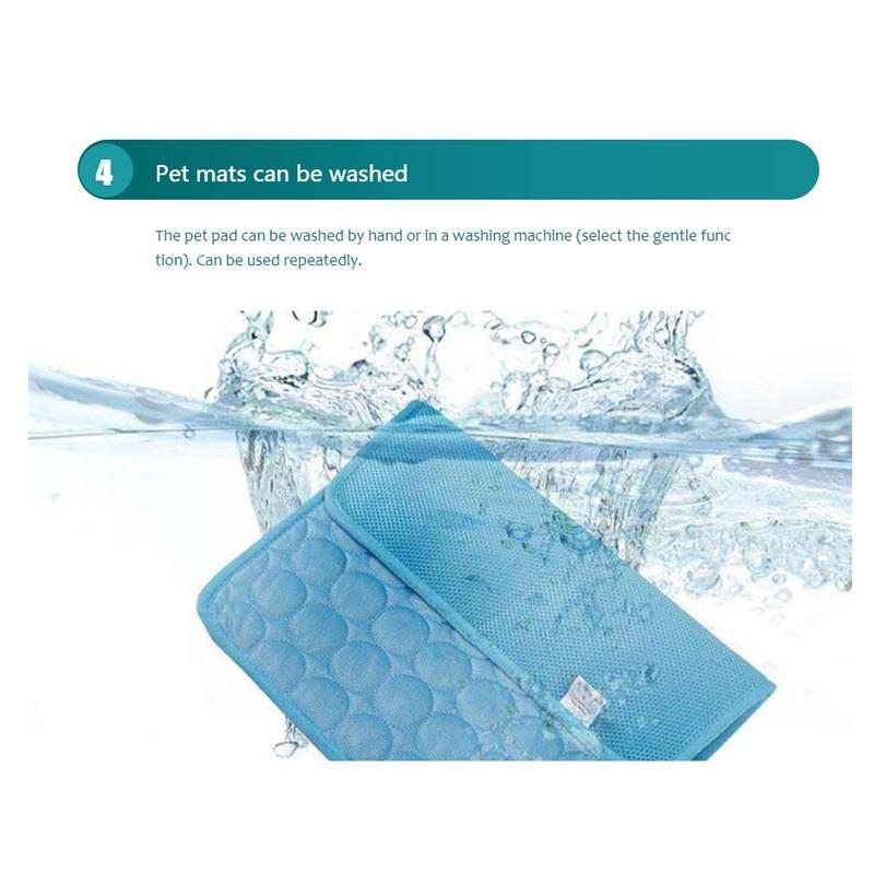 Dog CAT Cooling Mat Summer Pet Cold Bed Extra Large For Small Big Dogs Pet Accessories Cat Durable Blanket Sofa Cat Ice Pad Blanket