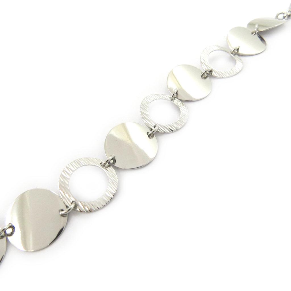 Altesse [L5351] - Bracelet Argent 'Chorégraphie' 20 cm 18 mm