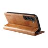 YIKATU YK-006 For Samsung Galaxy S22 5G Magnetic Case Litchi Texture Leather Flip Stand Phone Shell