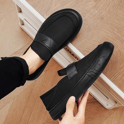Fashion Summer Mens Loafers Lightweight Non Slip Walking Sport Shoes for Men Breathable Slip On Casual Shoes Driving Mocassin Sneakers