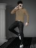 European Trendy Brand Rhinestone Sweater Men's Round Neck Knitwear 2025 Autumn and Winter New Style Warm and Stylish Design Sweater