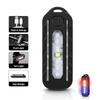 Keychain Mini Led Flashlight Bike Bicycle Light Usb Recharge 5v Dc Tail light Flash Warning Multi-functional Clip Portable Pocke