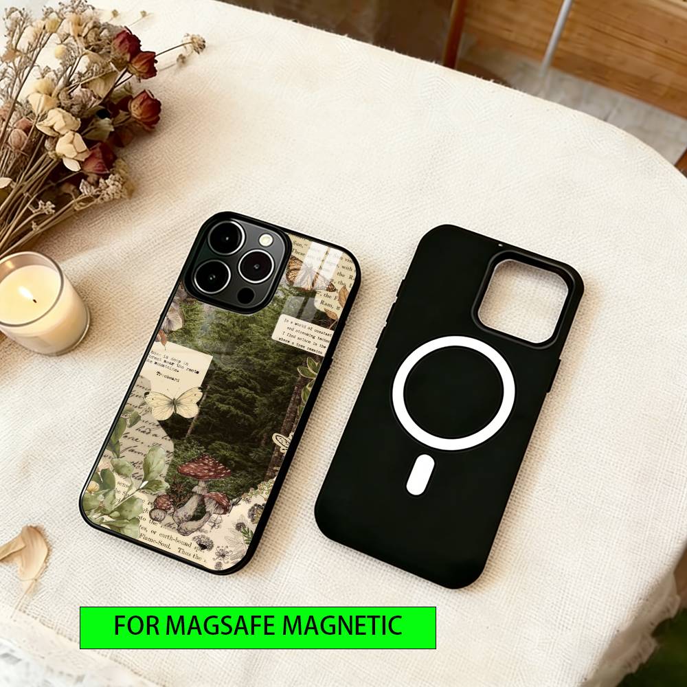Forest Collage  Phone Case For iPhone17,16,15,14,13,12,11 Plus,Pro Magnetic For Magsafe Wireless Charging