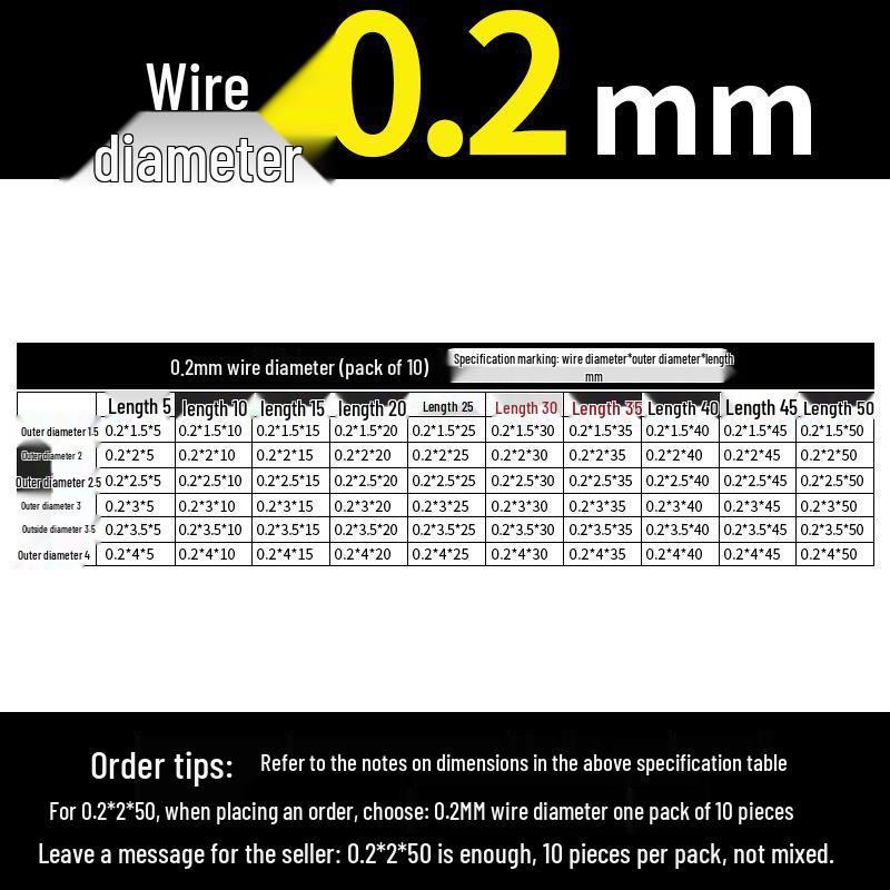 Yellow Stainless Steel Y-Type Compression Spring - Small, General Purpose