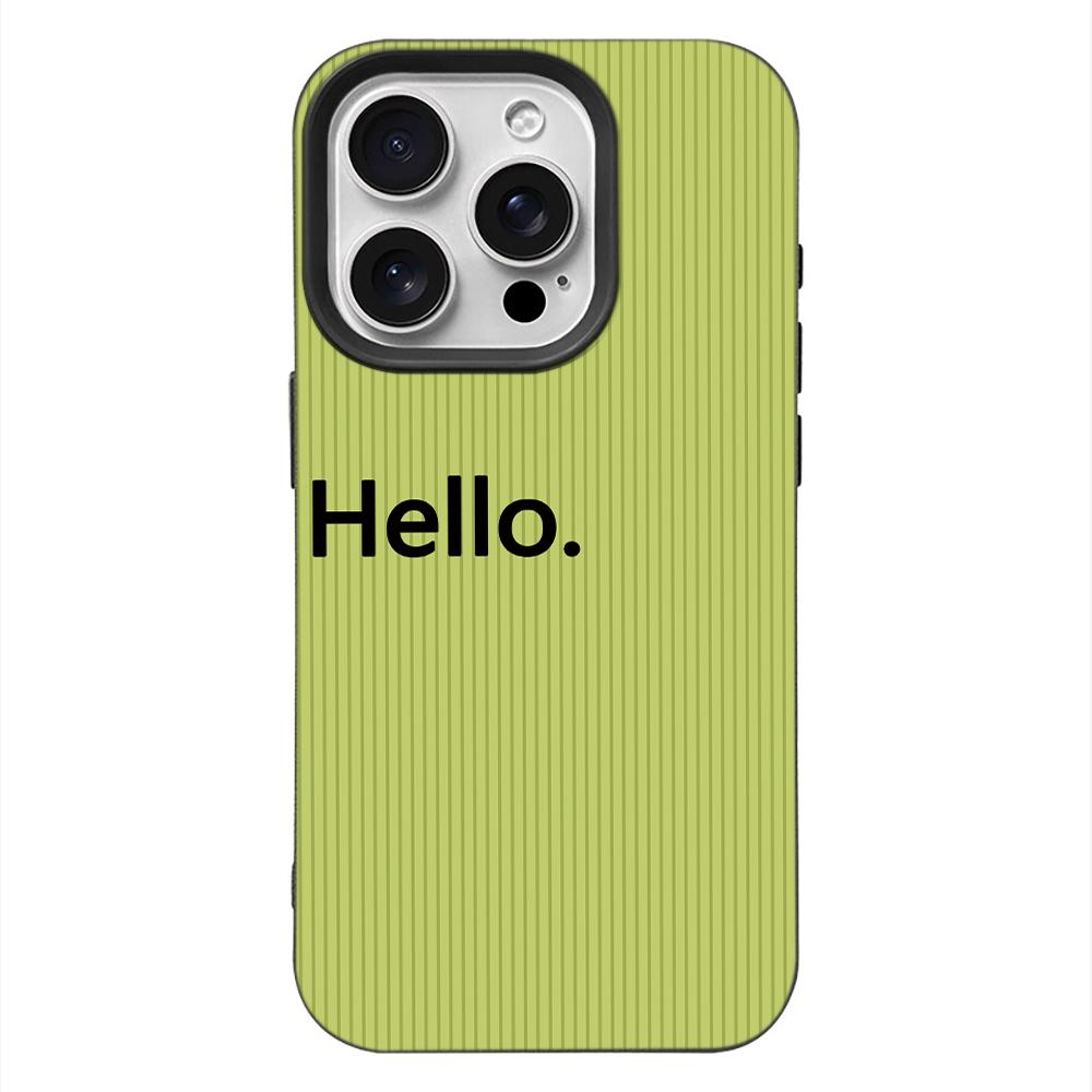 Green Line Phone Case For IPhone 17 Air 16 16E 15 14 13 12 11 Pro Max 16 15 14 Plus Phone Case Bumber Cover 16E 15 14 Case
