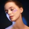 16Pcs Durable Pet Plastic Washable Template Reusable Face Painting Stencils With Assorted Floral Spiderweb Heart Designs