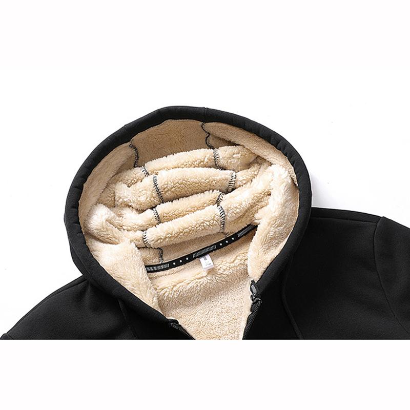 Zimní tepláková souprava Pánská ležérní sada Streetwear Joggers Mikiny s kapucí Fleecové kalhoty Sady Pánské sportovní soupravy Outfity