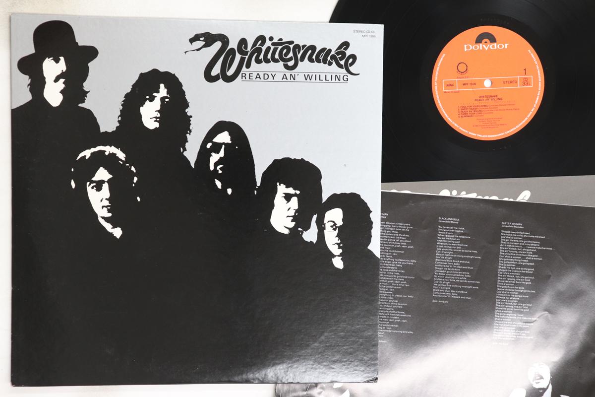 

LP Record WHITESNAKE - Ready An Willing MPF1306 POLYDOR 1980 Japan Rock Used