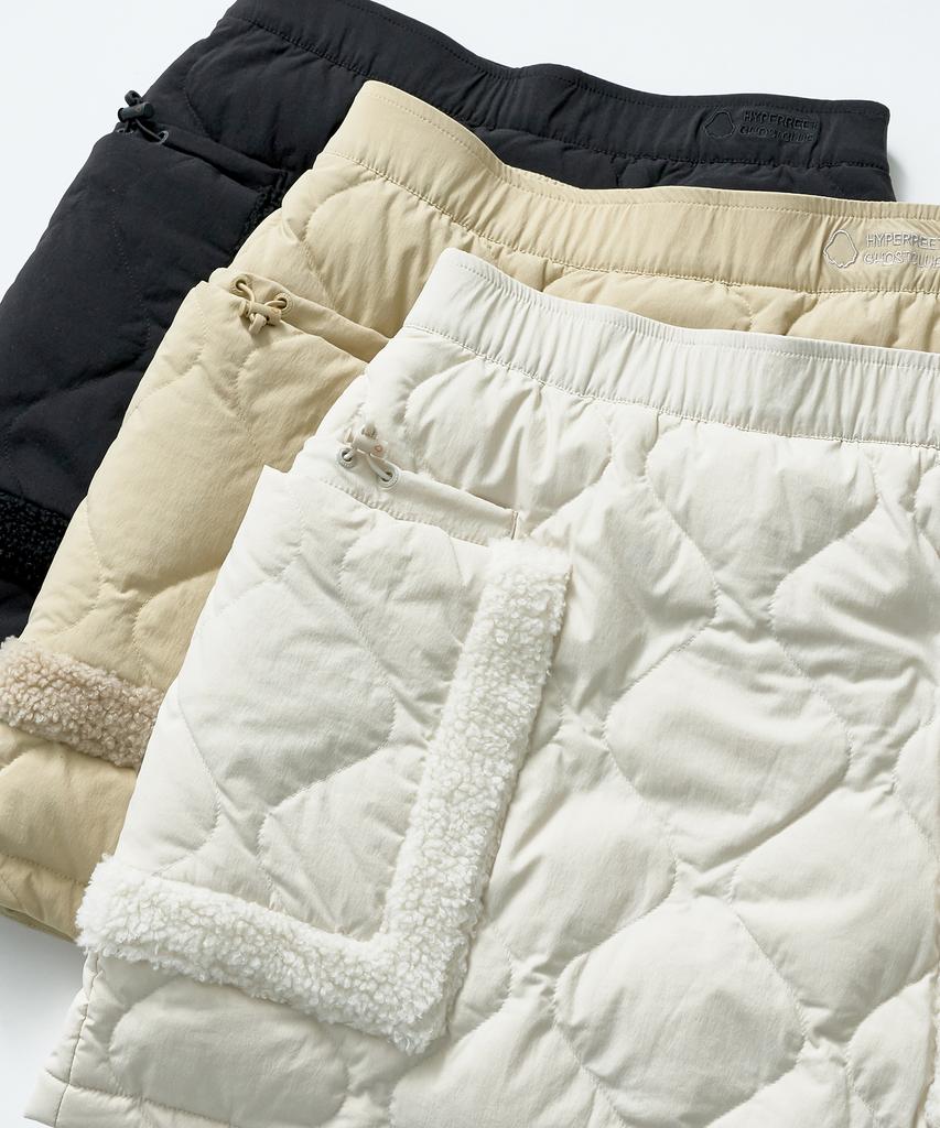 Hyper Lit Women'S Muscovy Fur Contrast Skirt [Matte Black]_He4Sk540