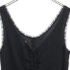Armani Collezioni Hedvábný top 44 Černá série Střižený a šitý zadní zip Dámský Použitý