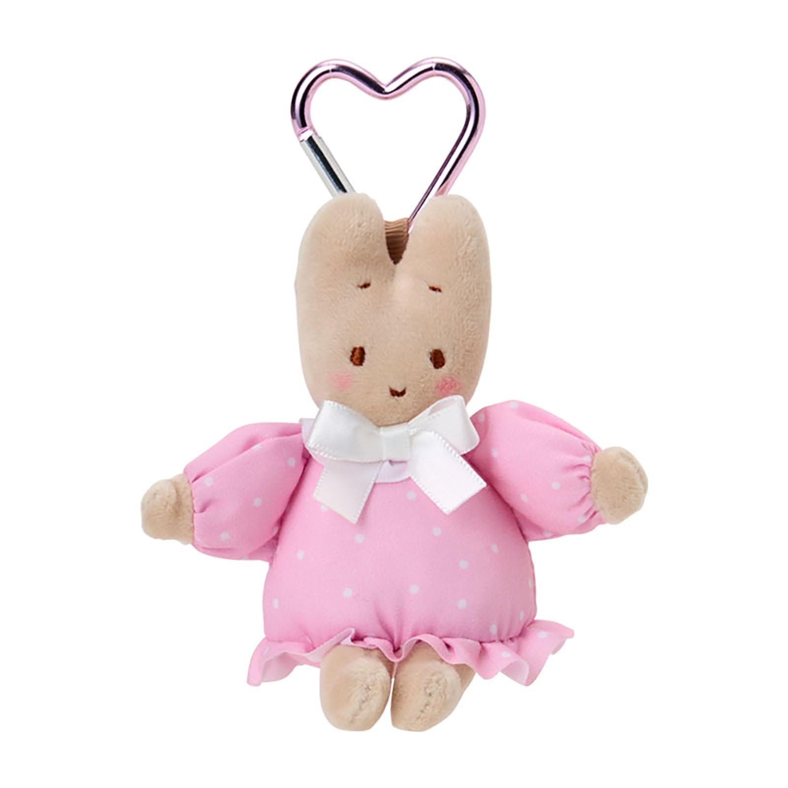 Sanrio Mini Mascot Marron 175455 Holder, Cream, Polyester/Steel,