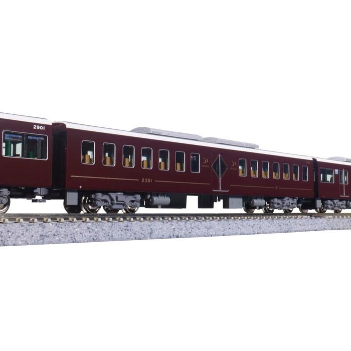 KATO N Gauge Hankyu 2300 Series Kyoto Line Basic Set (4 Cars) Model Railroad Train 10-2031 Multicolor