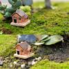 3Pcs Enchanted Miniature Fairy House - Garden Terrarium Succulent Pot Decor, Whimsical Home Landscape Gift Set