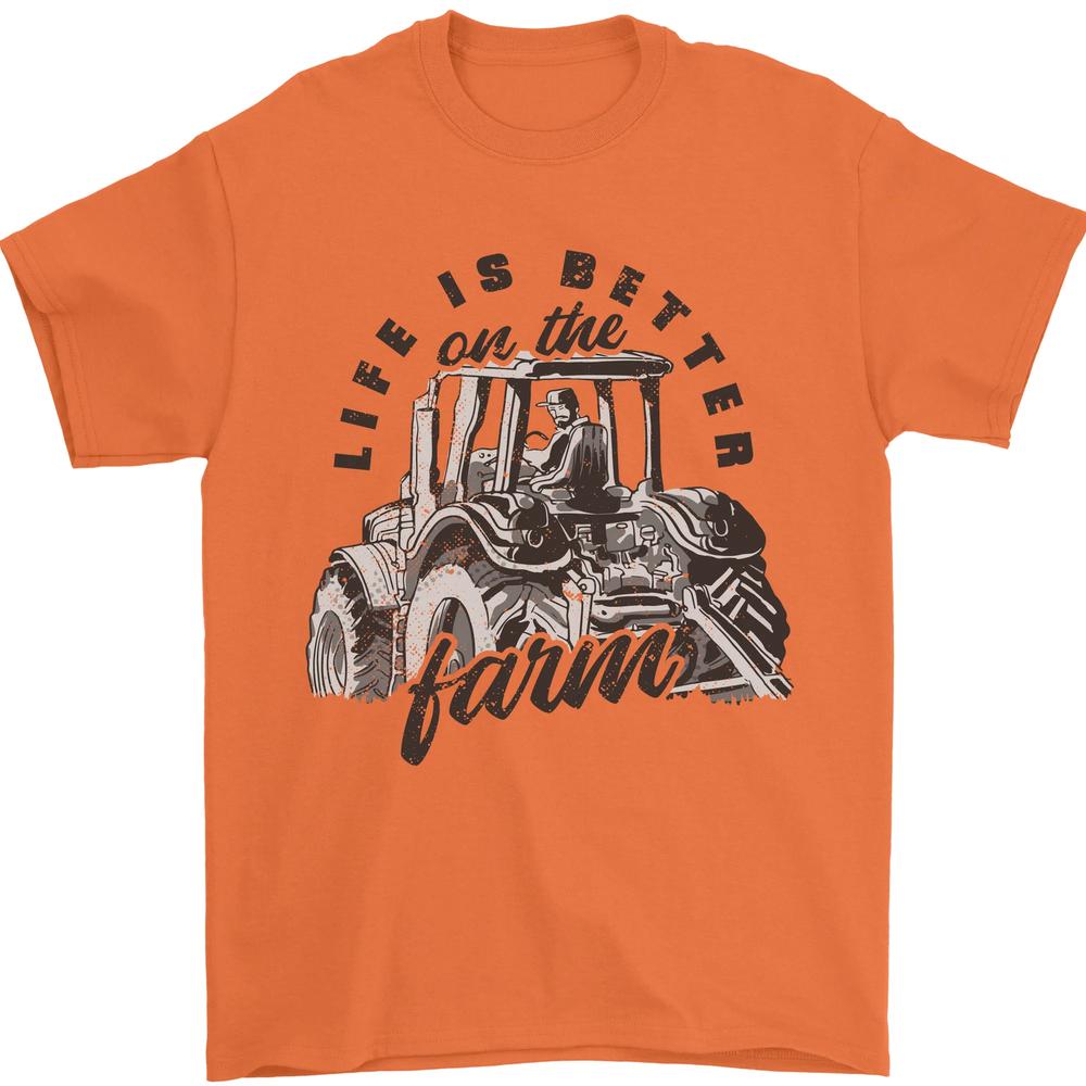 Tractor Life Is Better Farm Funny Farming Unisexs TShirt 100 Cotton