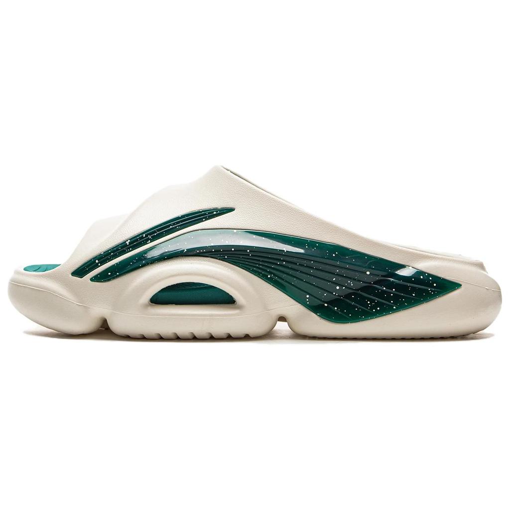 Li Ning Badfive Slide Og Casual Breathable Lightweight Non-Slip Slide Sandals Men Footwear Light-Green ABTV007-5