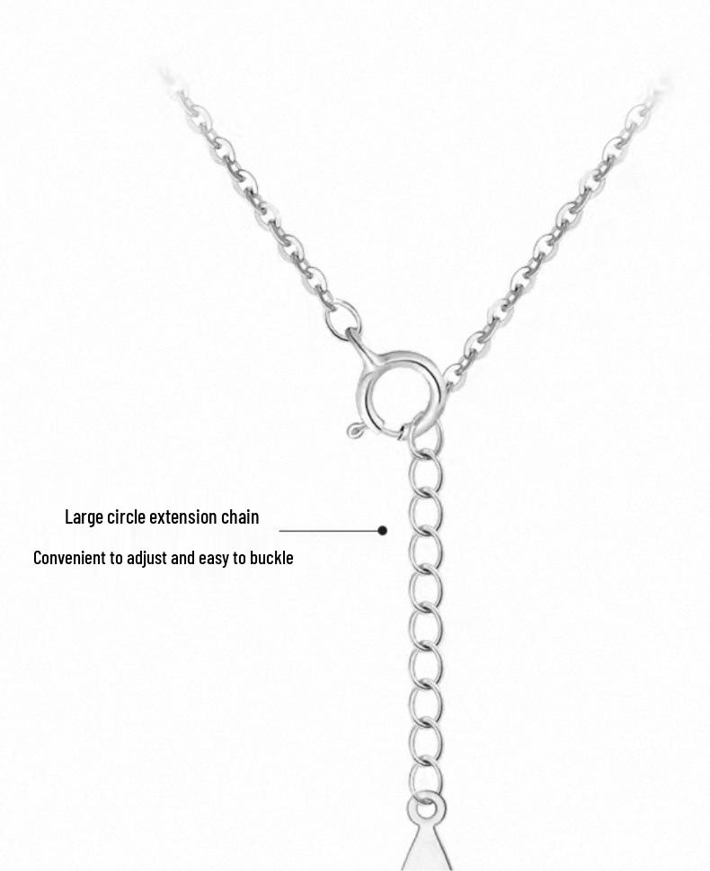 Gold-Plated Nickel Silver Snowflake Necklace for Women - Elegant Design with High-End Feel