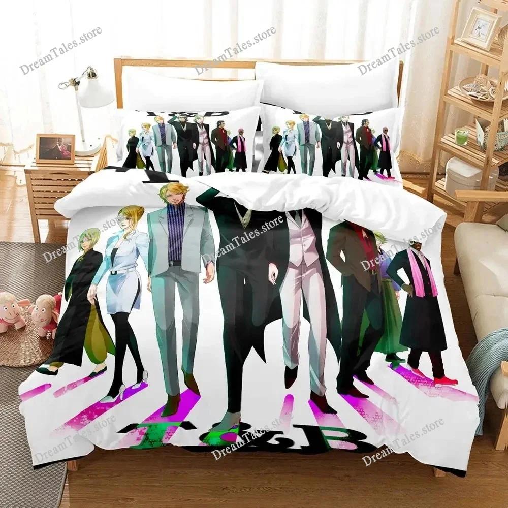 Anime TIGER & BUNNY Print Bedding Sets Bed Cover Comforter Duvet Cover Pillow Case 2-3 Pieces Sets Kids Adult Bedroom Decoration
