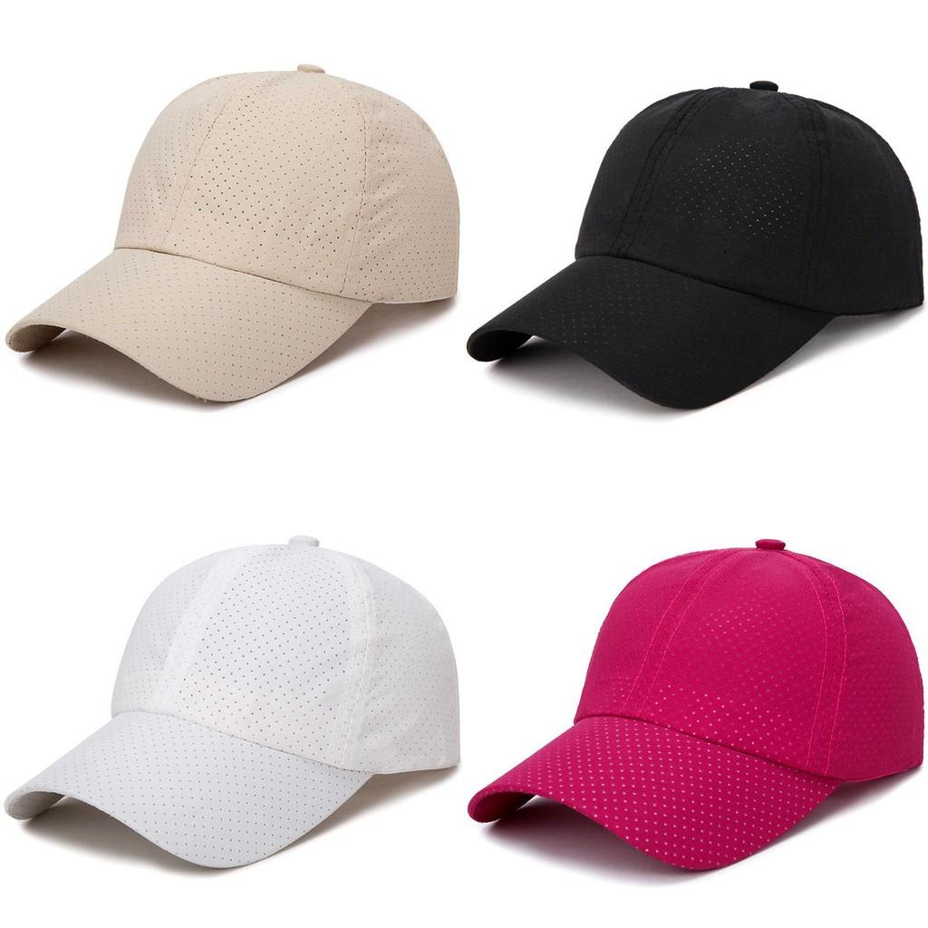 Baseball Mesh Cap Peaked Caps Breathable Fabric Sport Sunhat Trendy Casual Gift
