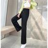 Winter New Thickening Velvet Wide Leg PantsCasual Warm Elegant Women Sweatpants Korean High Waist Loose Straight Pants Female