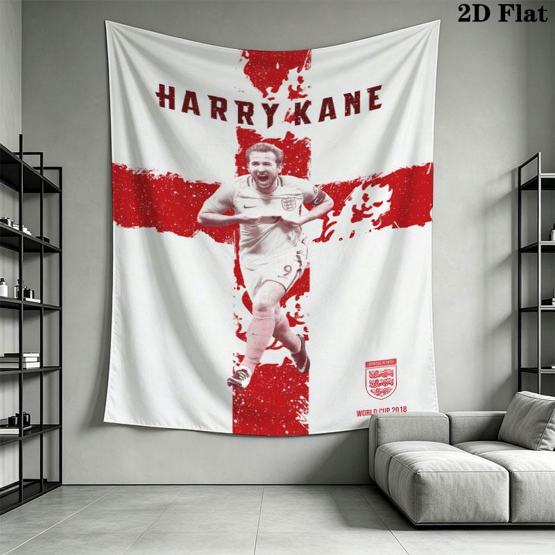 Harry Kane Legend  Wall Hanging Printed Fabric Blanket Decorative Tapestries for Bedroom Living Room Home Decor