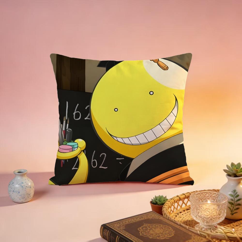 Popular AAssassination Classroomful Cushion Cover Premium SkinFriendly Pillow Case MultiPurpose for Home Office Travel 30X30cm