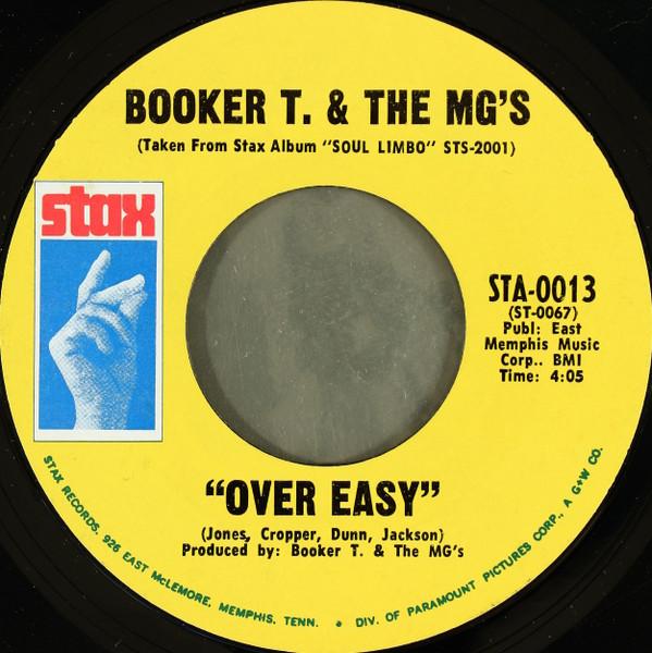 

7inch Record BOOKER T & THE MG S - Over Easy / Hang Em High STA0013 Stax 1968 US Soul/Funk Used