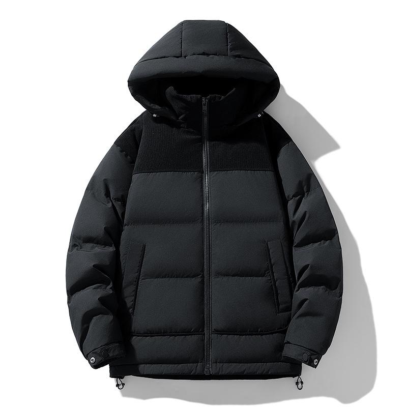 Winter New Down Jacket Men's White Duck Down Youth Casual Hooded Thickened Warm Down Men's Jacket