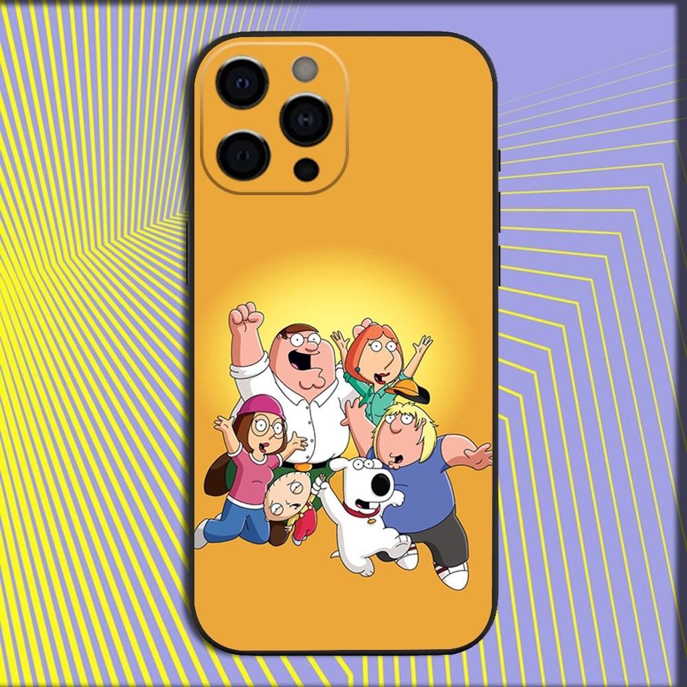 F-Family Grappige Kerel Telefoonhoesje Voor iPhone 16,15,14,13,12,11,Pro,X,XS,Max,XR,Plus,Mini Zachte Zwarte Cover