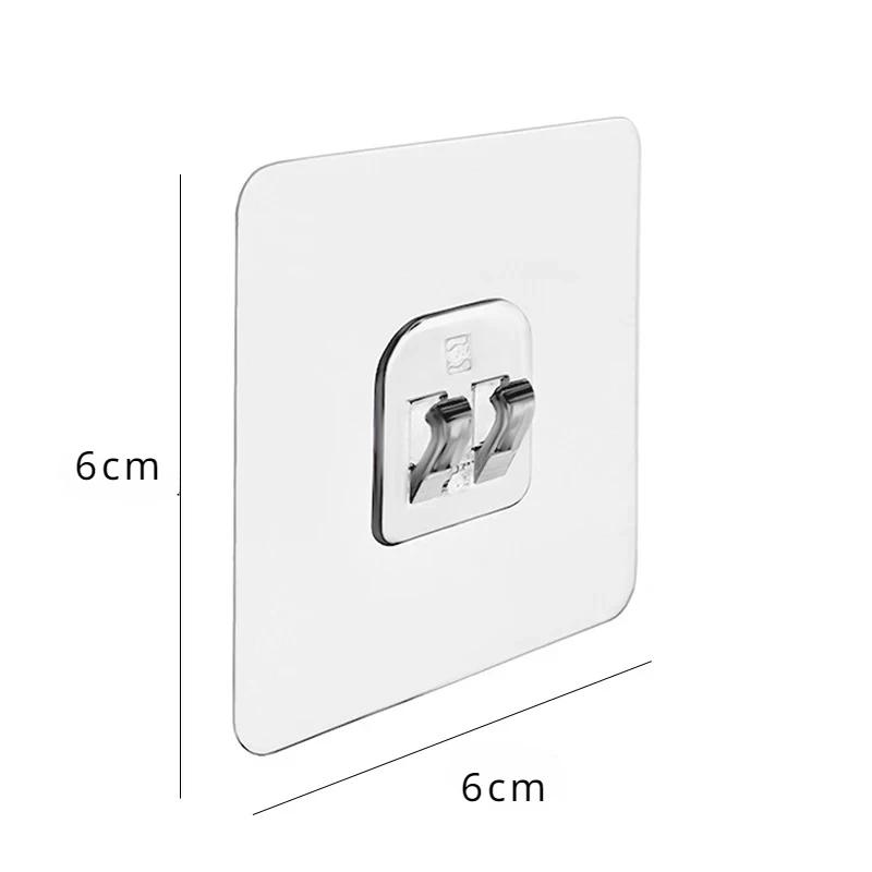 

Kitchen Home and Decoration Snaps Hooks Hook 10/4PCS Gadget Storage Bathroom Garden Transparent Fixed Sticker Accessories 4PCS