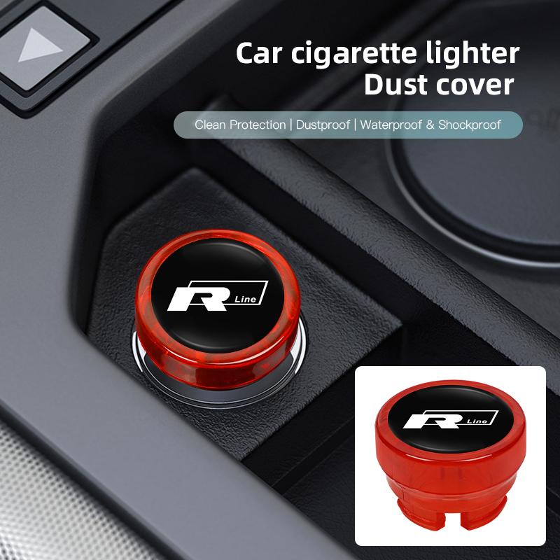 Car Cigarette Lighter Dust Cap Power Port Dustproof Cover Plug Tire Valve For VW Golf Tiguan Jetta Passat Polo Touran GTI Caddy