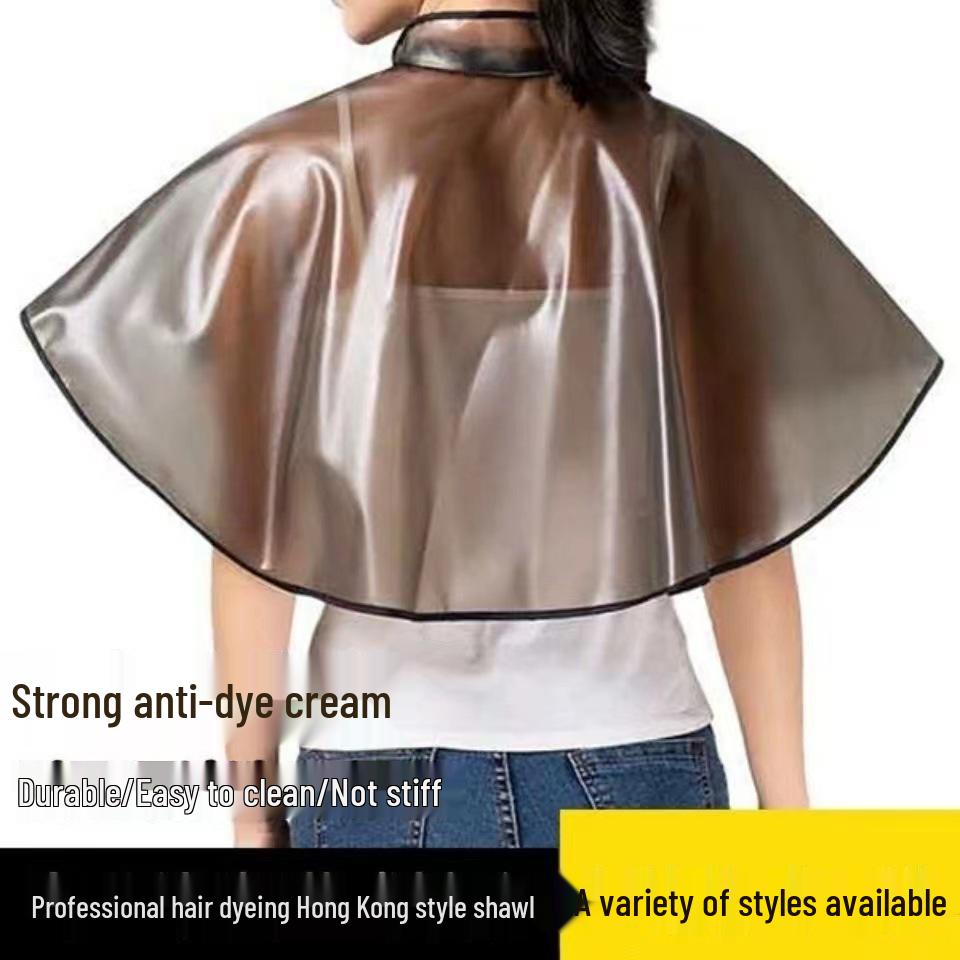 Waterproof Hairdressing Cape for Perm & Dye - Thick, Non-Stick, Hair Care Tool for Salon & Home