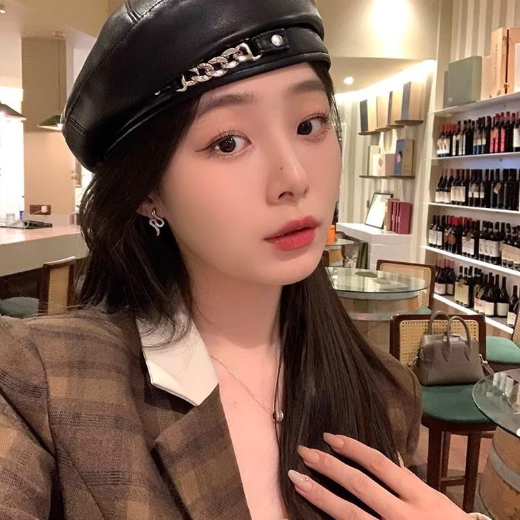 chaebol big lady snake stud earrings niche temperament unique earrings design sense high-end earrings women