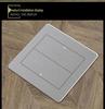 Stainless Steel Floor Socket with Dual Flip Covers, Network, USB, and Five-Hole Outlets