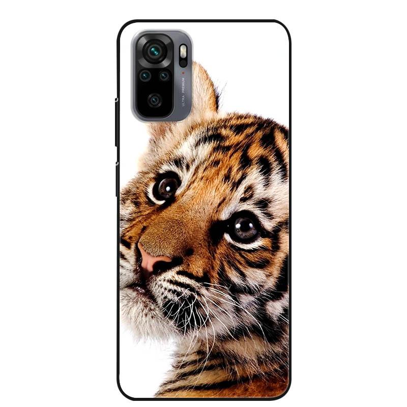 For Xiaomi Redmi Note 10s Case Shockproof Silicone Cartoon Soft Cover for Redmi Note 10 Pro Phone Cases Note10 4G 10T 5G 10 S