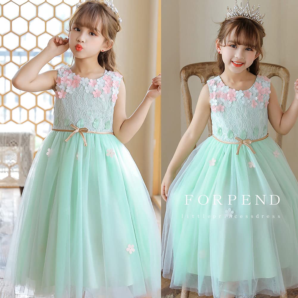 Forpend Dress Princess Dress for Perfect for Piano Entrance and Concerts Children's F027, Girls, Parties, Performances, Weddings, Ceremonies,