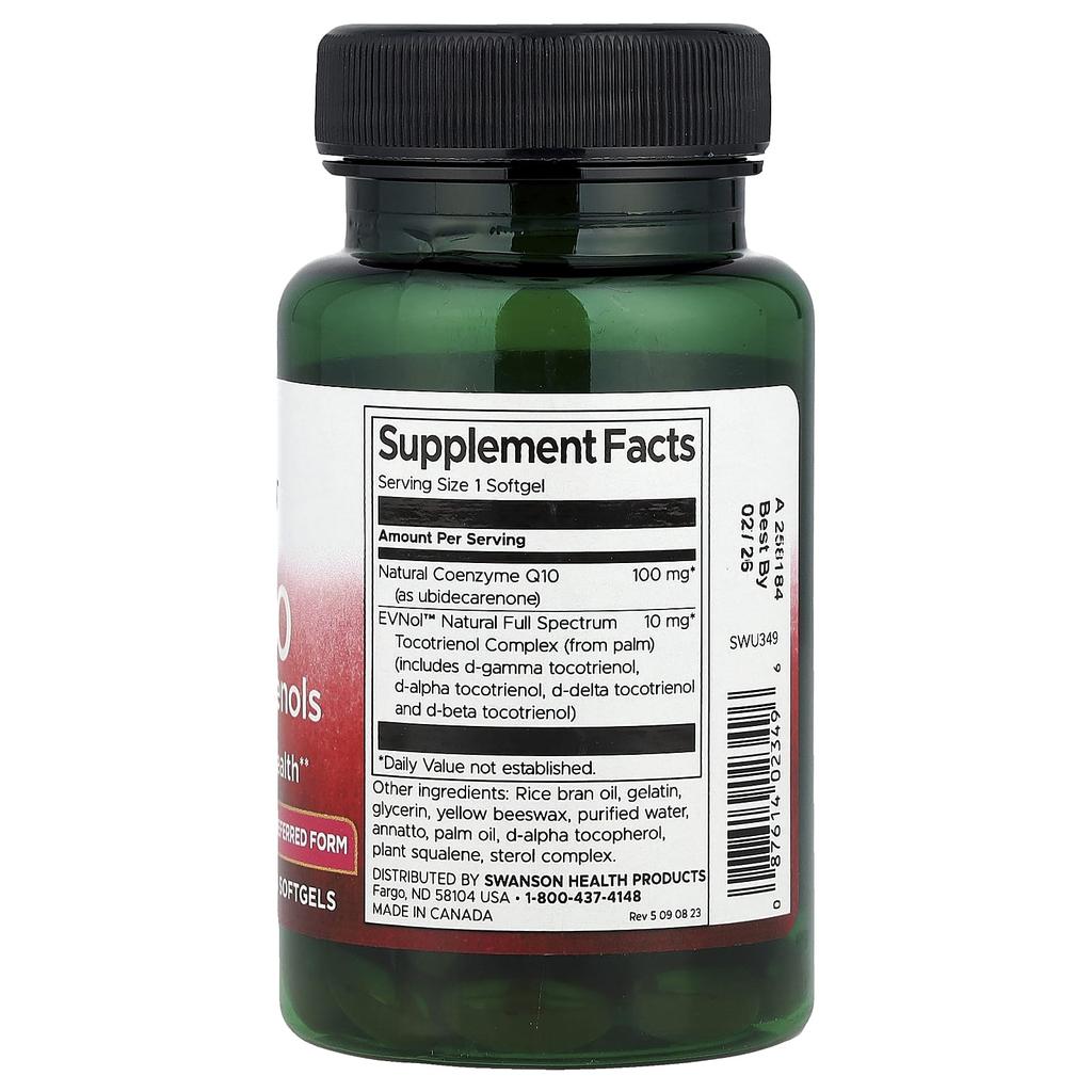 Coq10 with Tocotrienols, 60 Softgels