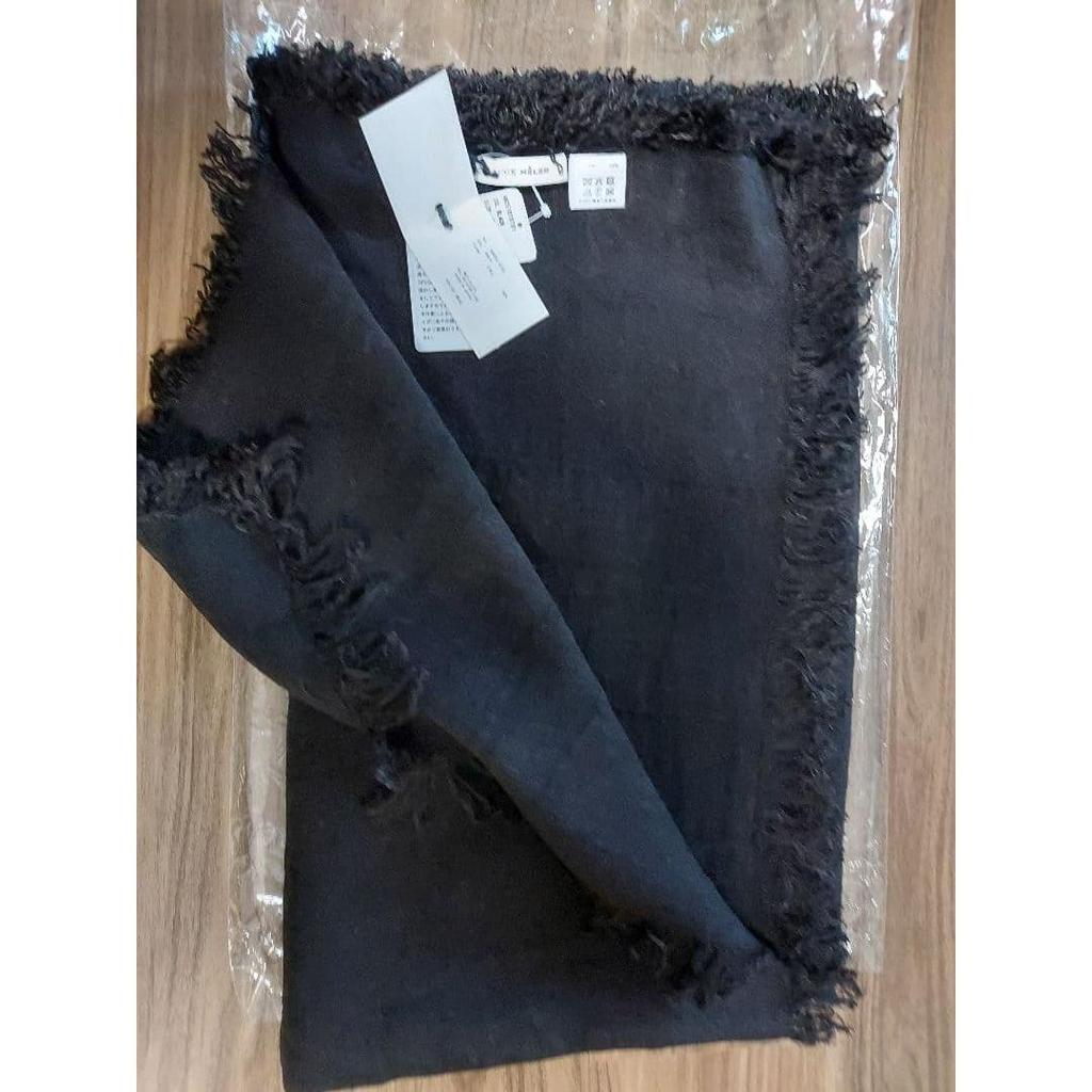 Used This season's new ASAUCE MELER Belgian linen stole in black
