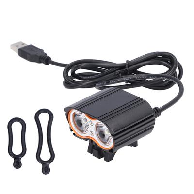 LED Bisiklet Farı Alüminyum Alaşım Süper Parlak Bisiklet Işığı Yol Yarışı için USB ile Çalışan