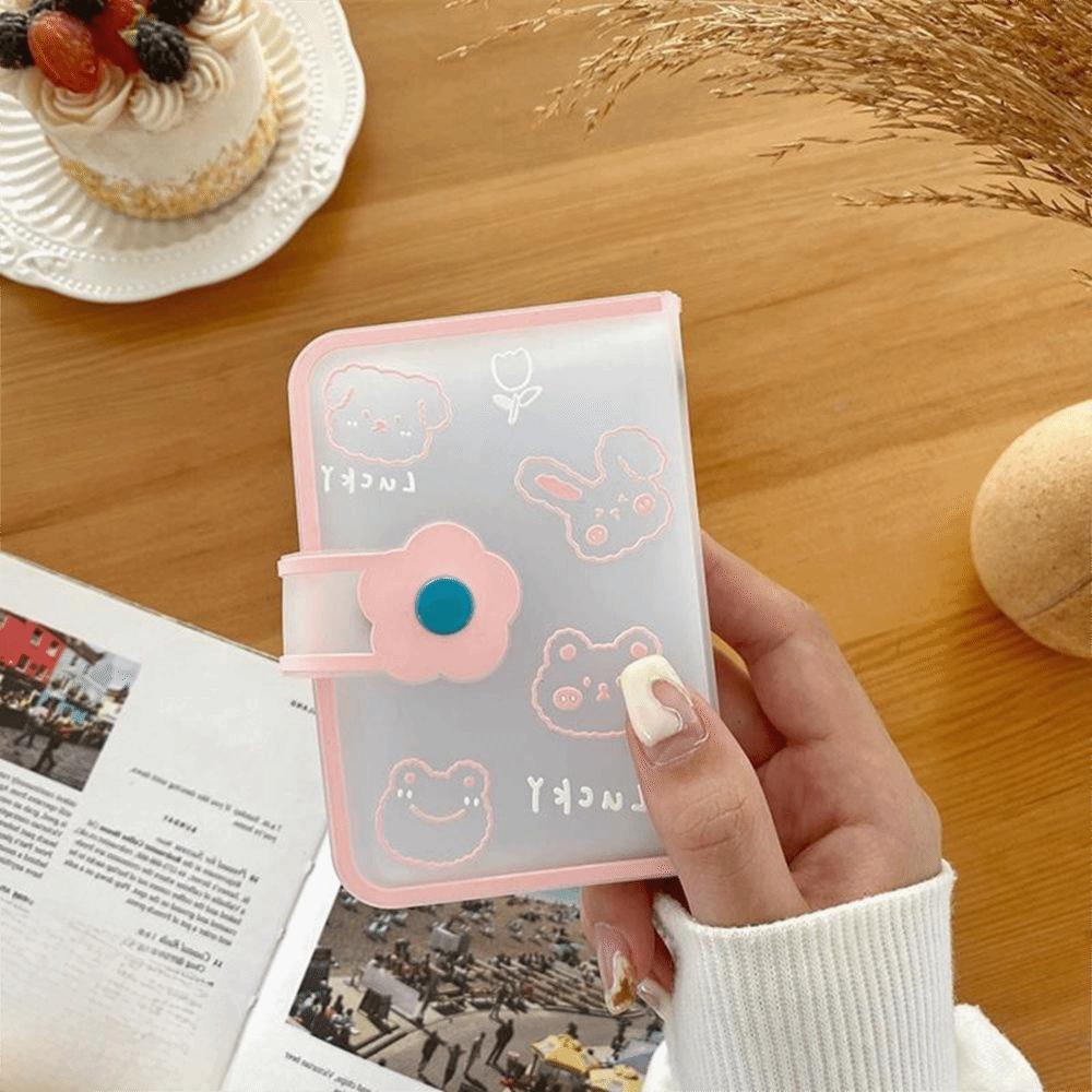 20 Bit Men Matte Transparent Credit Card Box Cartoon Card Holder Card Bag Credit Card Pocket