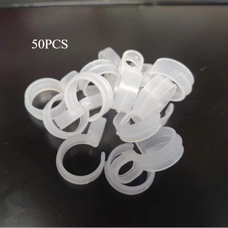 50pcs Plastic Clothes Drying Rack Hooks, Windproof, for Clothes Drying