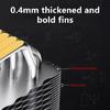 ARGB 6 Heat Pipe CPU Coolers Intelligent Temperature Display Radiators Air Coolers Quiet ARGB Cooling Fan for LGA 1851