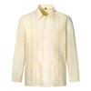 Men's Shirts Long-sleeved Buttons Casual Embroidered Shirts Four-pocket Shirts Tops