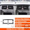 For Benz B Class W245 2005-2011 Real Carbon Fiber Sticker Air Conditioning Vent Panel Cover Car ide Decorative Accessories