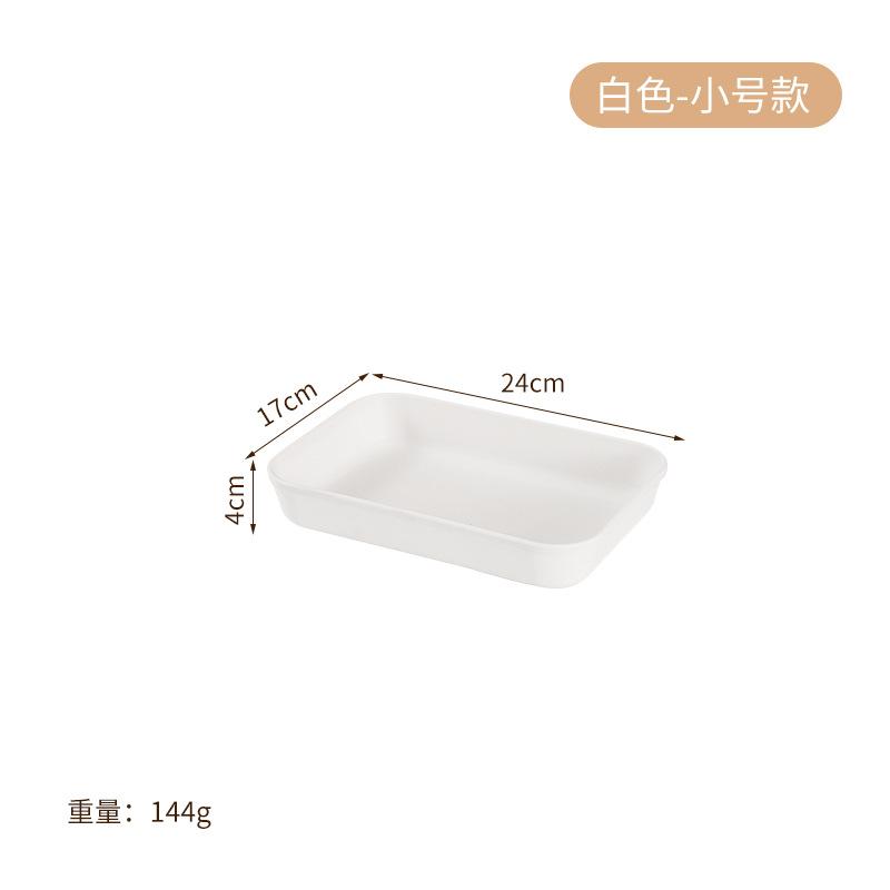 Deepened Thick Tray Put Cup Home Hotel Restaurant Rectangle Plate Fruit Plate Tea Plate Plate Plate Plate