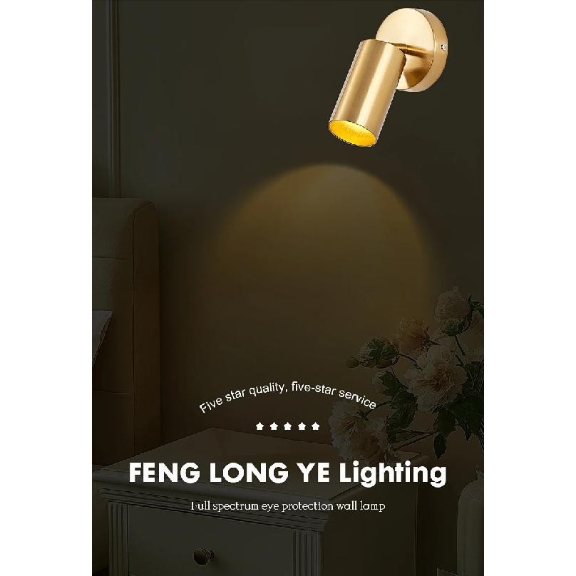 Long Ye LED Wall Light Spotlight Reading Light Bedside Lamp Modern Indoor Lighting LED Lights Adjustable Wall Lamps 5W HomeDecor