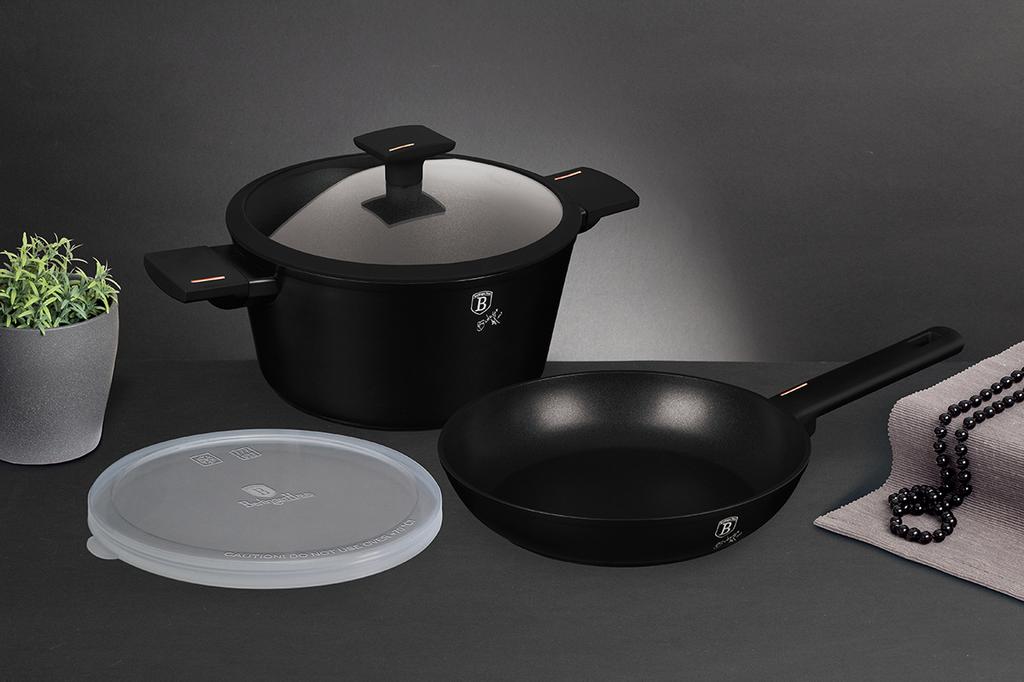 Titanium Pot And Frypan Berlinger Haus Bh-7098 Monaco